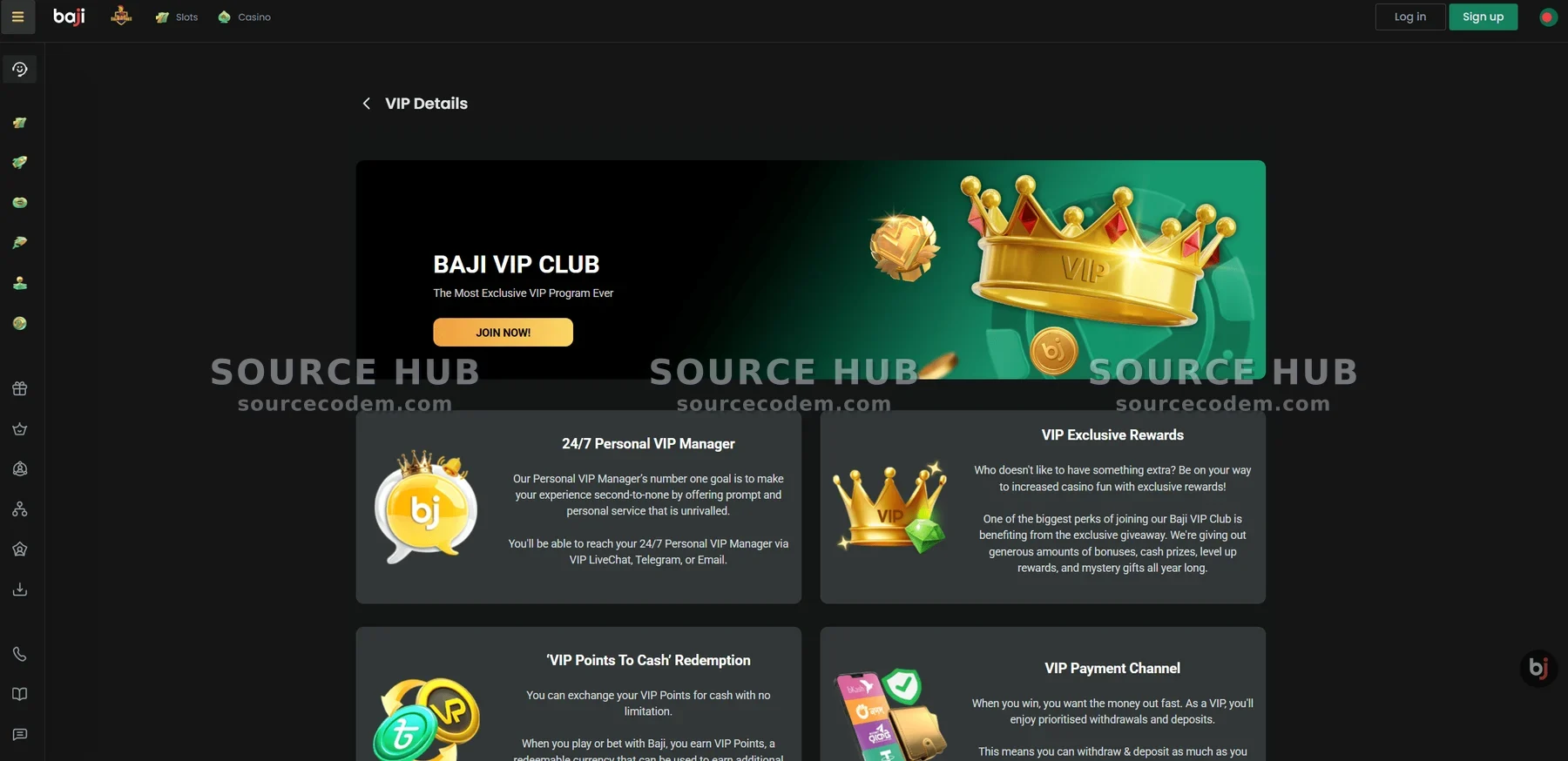 Baji同款综合盘VIP晋级与专属福利系统源码