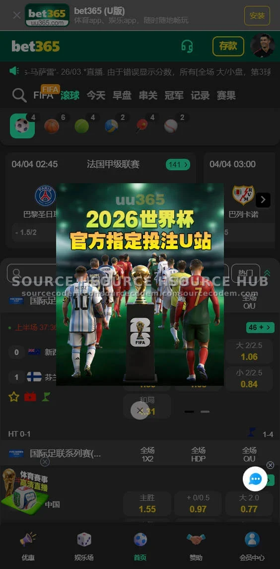 手机端足彩个人中心与VIP代理体系源码