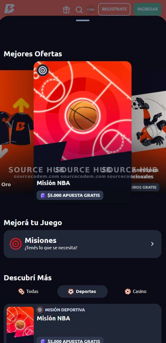 手机端足彩Misiones任务系统彩金领取