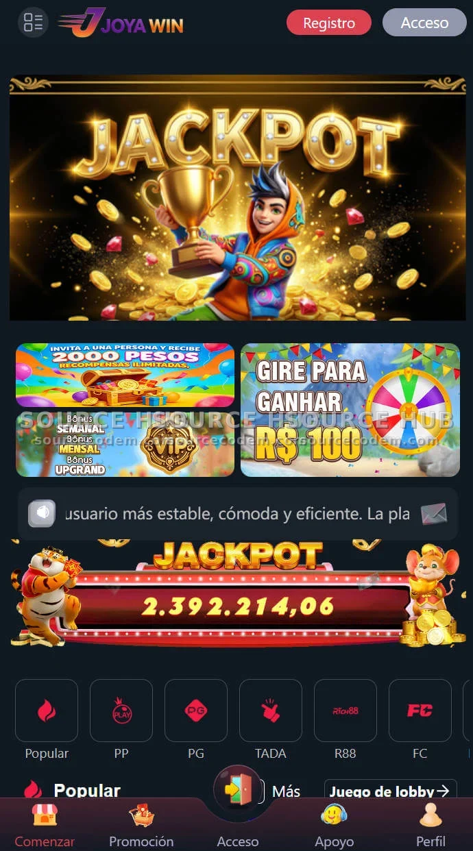 Joya Win同款拉美西语葡语综合菠菜盘首页