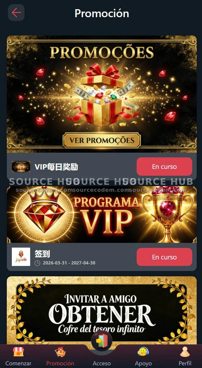 多语言Promo促销活动与VIP每日奖励后台